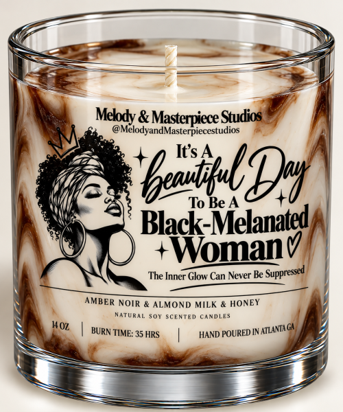 Black-Melanated Woman: Inner Glow