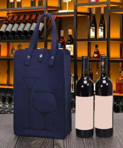 Melody & Masterpiece Studios Felt Tote Bag – Premium Carry Tote with Handles – (Royal Purple)